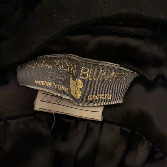 Vintage Marilyn Blumer Rabbit Fur & Leather Coat - Picture 4 of 8